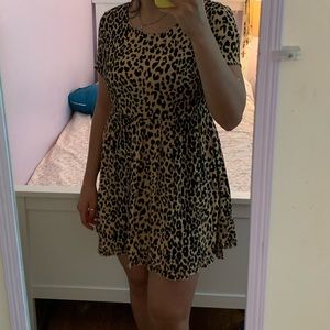 Cheetah print summer dress